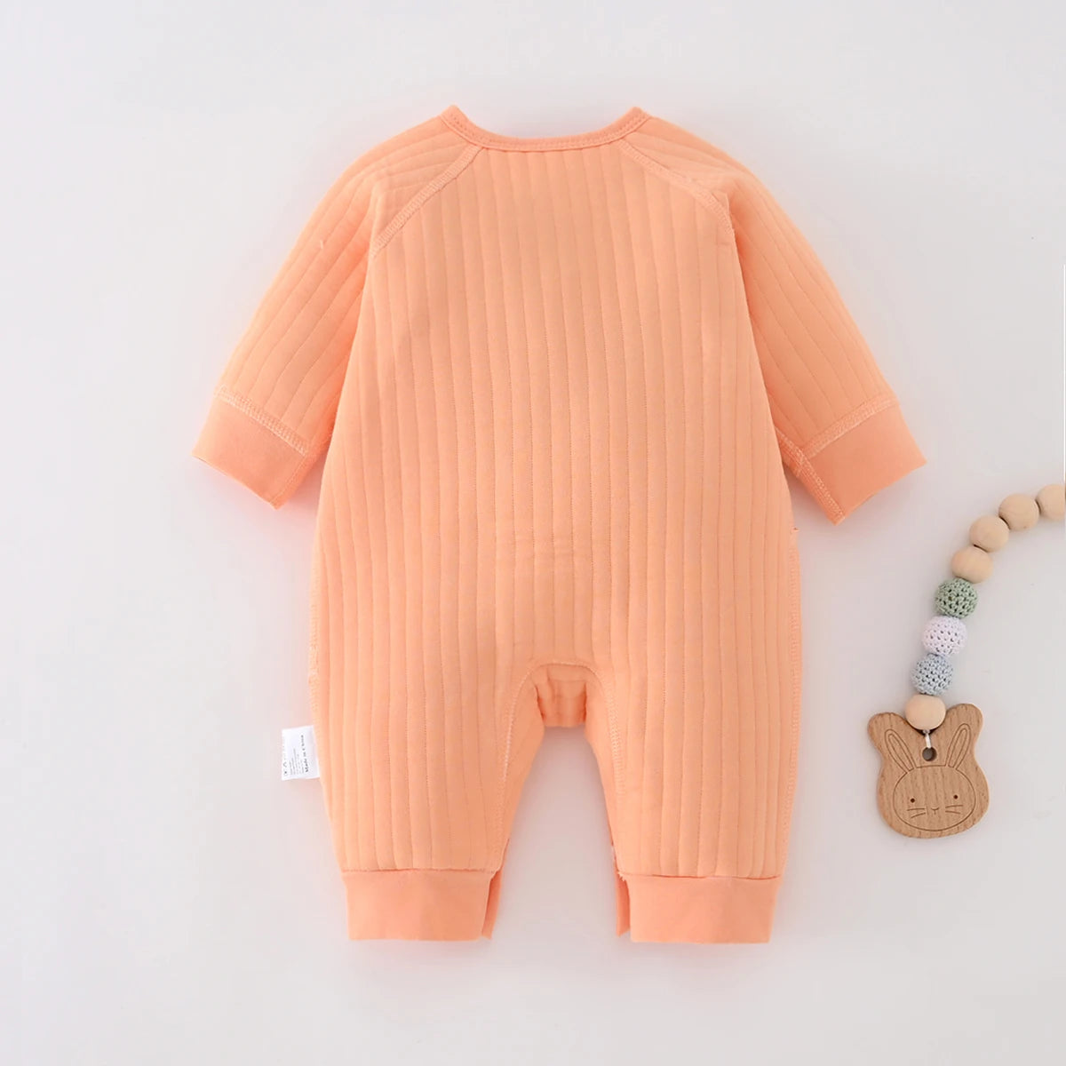 Somenie Boys Girls Bodysuit Newborn Winter Onesie Clothes Cotton Toddler Home Wear  0-6M Thickened Spring and Autumn Clothing