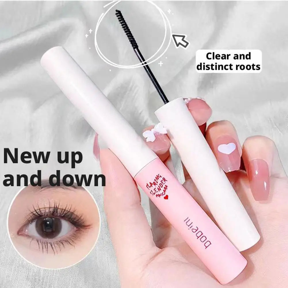 Ultra-Fine Brush Waterproof Mascara 1.5g - Lengthening & Curling, Smudge-Proof Natural Look for Daily Makeup