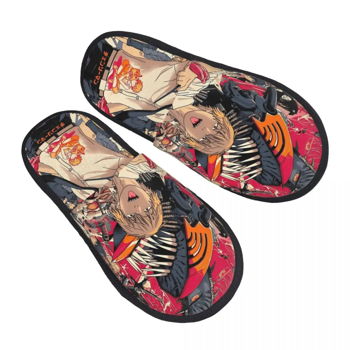 Chainsaw Man Reze House Slippers Living Room Anime Manga Soft Memory Foam Slippers Non Slip