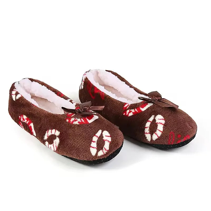 Home Slippers Winter Warm 2022 Female Plush Fur Shoes Couples Women Men House Bedroom Casual Bear Non Slip Cute Furry Slides