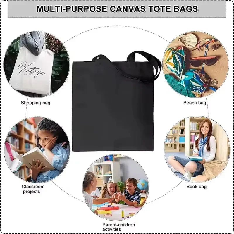 Eco-Friendly Black How You Doing Friends TV Tote Bag Canvas Shoulder Bag for Women Trendy TV Show-Themed Handbag for Girls