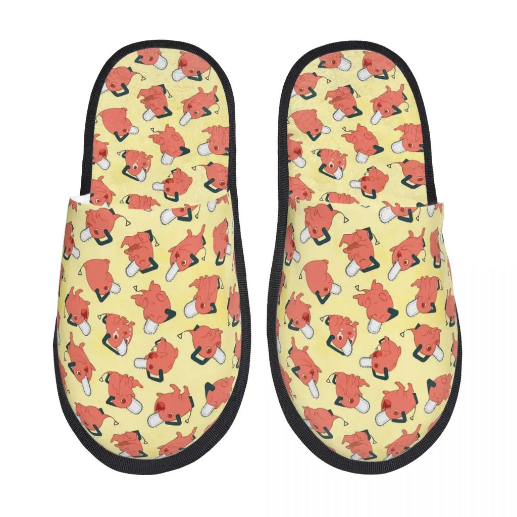 Chainsaw Man Reze House Slippers Living Room Anime Manga Soft Memory Foam Slippers Non Slip