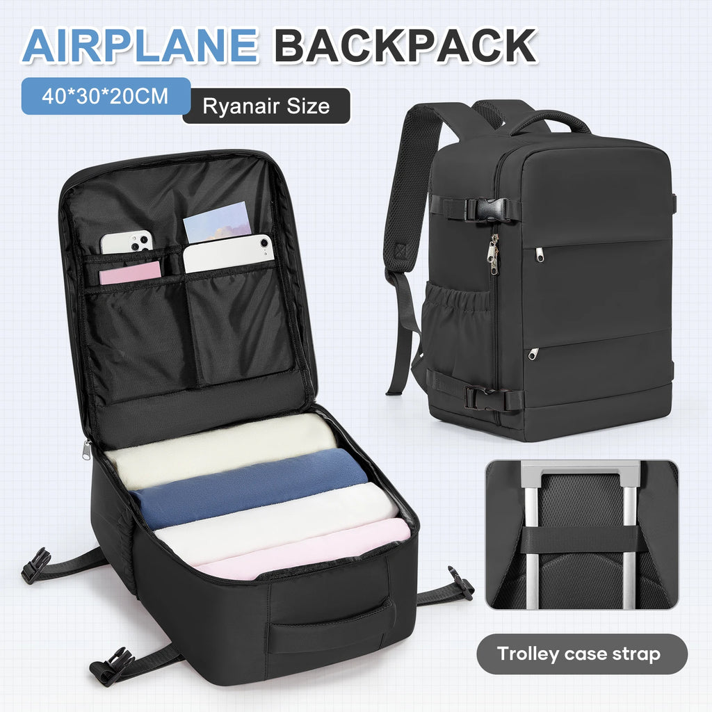 Ryanair Backpack 40x30x20 Cabin Bag Travel Backpack for Men Women Hand Luggage Leisure Laptop Backpack mochila para viaje cabina