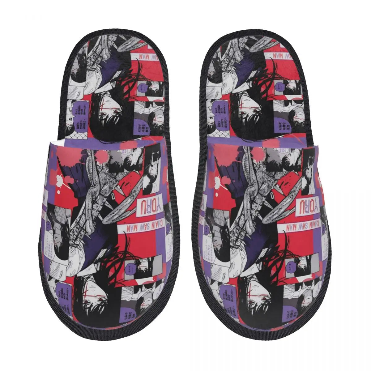 Chainsaw Man Reze House Slippers Living Room Anime Manga Soft Memory Foam Slippers Non Slip