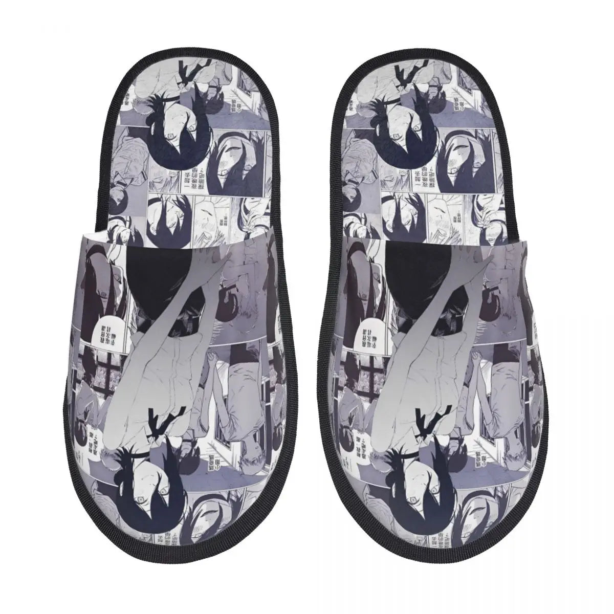 Chainsaw Man Reze House Slippers Living Room Anime Manga Soft Memory Foam Slippers Non Slip