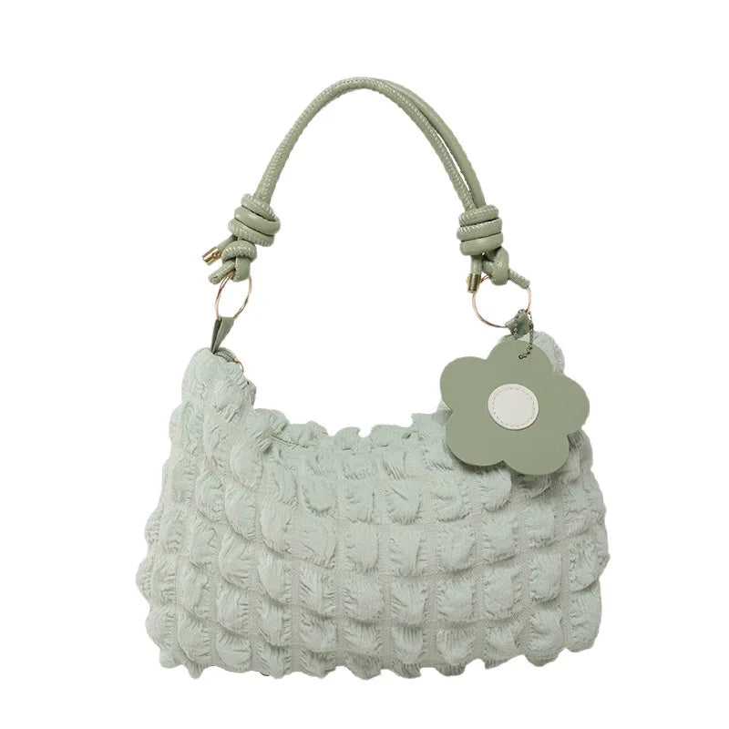 Women's New Handbag Korean Solid Color Dopamine Fashionable Versatile Shoulder Bag Luxury Brand High-quality Tote Bag