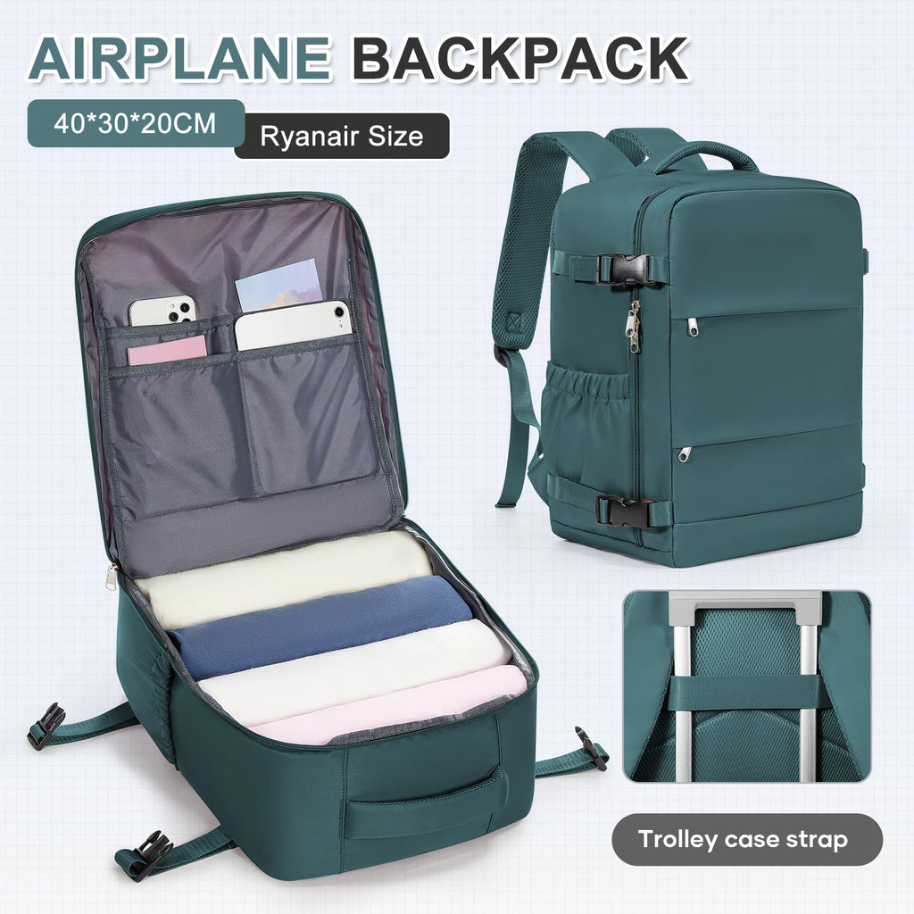 Ryanair Backpack 40x30x20 Cabin Bag Travel Backpack for Men Women Hand Luggage Leisure Laptop Backpack mochila para viaje cabina