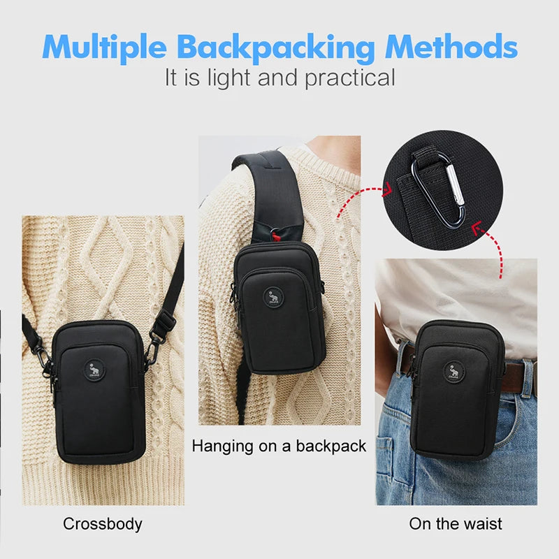 OIWAS Men Shoulder Bag Crossbody Bags Waist Bag Phone Bag Husband Wallet For Male Messenger Bag Mini Men's Purse Man Handbag