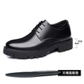Men Dress Shoes Elevator Shoes Platform High Heels Height Increase Business Casual Man Heightening Shoes