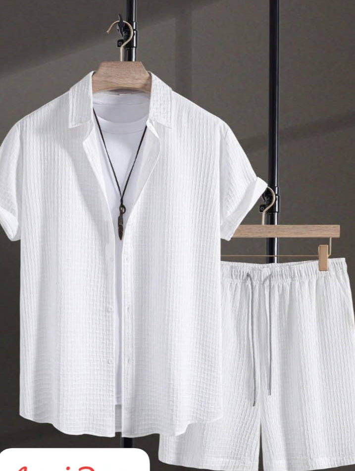 Top notch Up and down collar shirt short