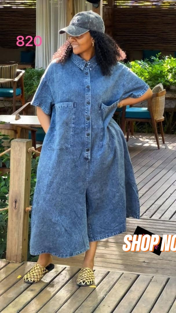 Female Luxury jean gown